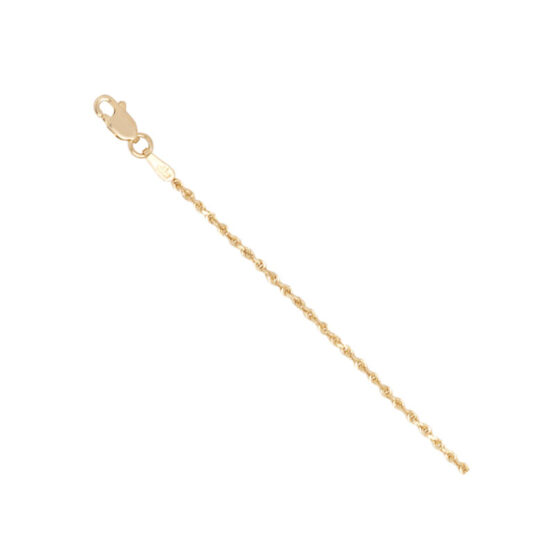 012D/CF 1.5mm diamond cut rope chain