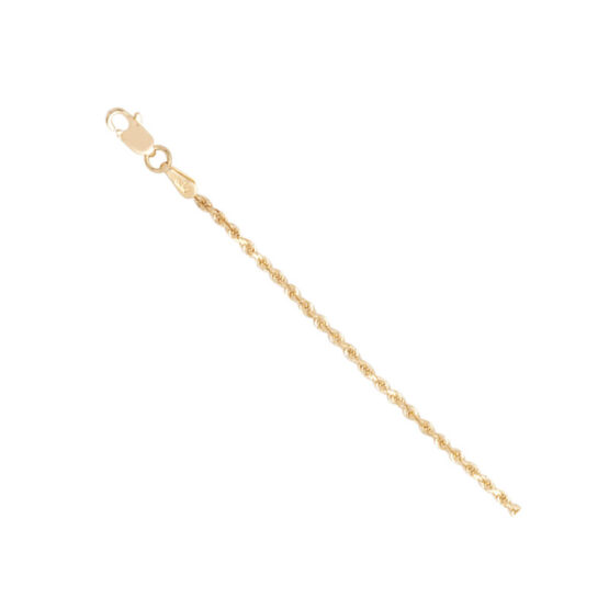 014D/CF 1.8mm diamond cut rope chain