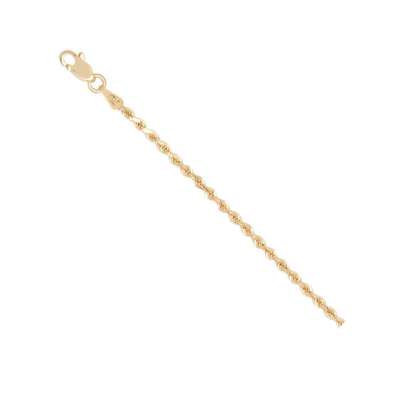 016D/CF/ 2.0mm diamond cut rope chain