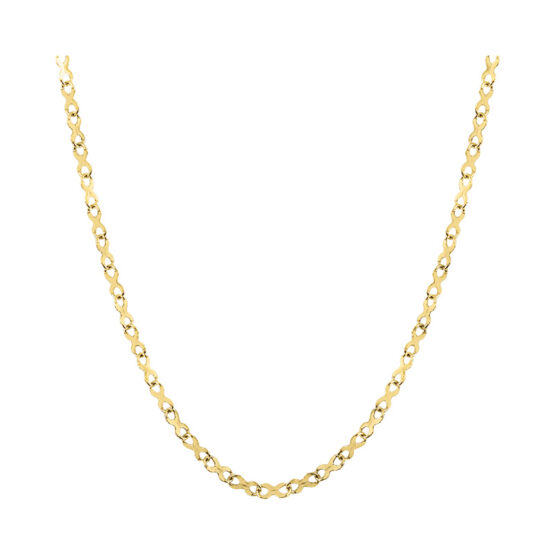 C727 14k yellow gold 2.5mm XOXO Link