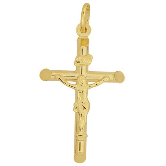 14k Crucifix Yellow