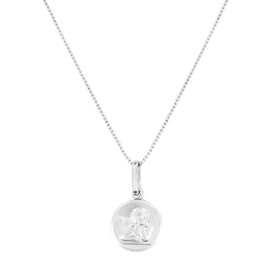 14k Guardian Angel White